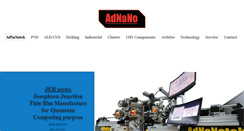 Desktop Screenshot of adnano-tek.com