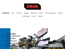 Tablet Screenshot of adnano-tek.com